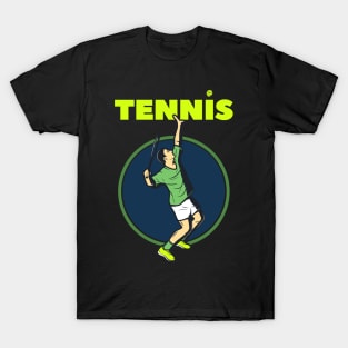 Player Position shooting a Ball tennis T-Shirt